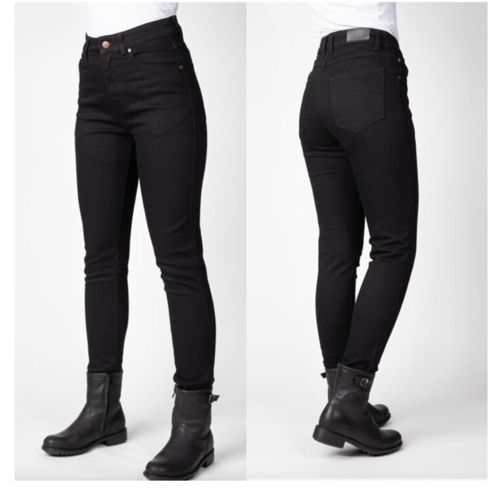 Black Straight Leg Women’s moto pants - Classic Fit protective NWT